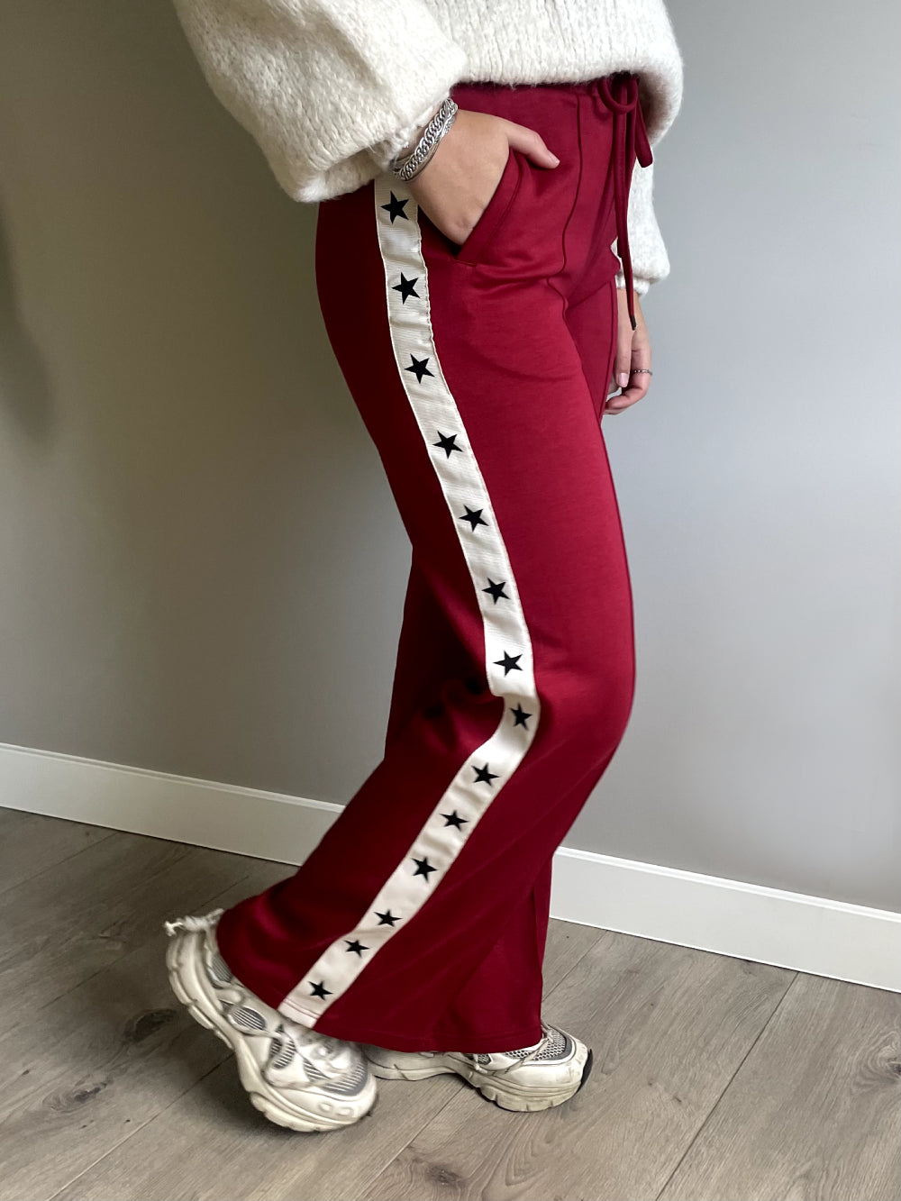 Skye broek rood