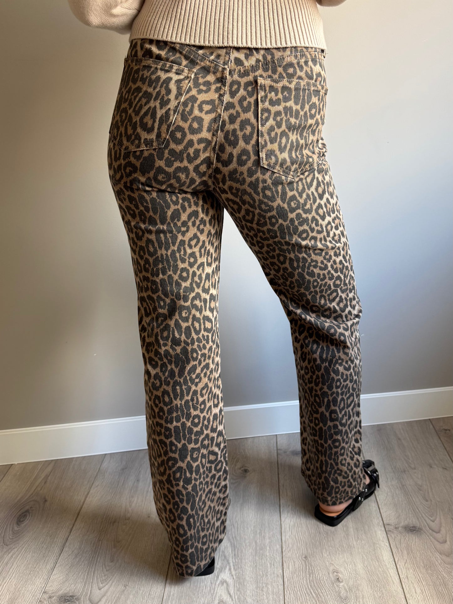 Sanne jeans panterprint