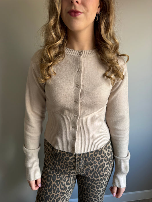 Amber vestje creme