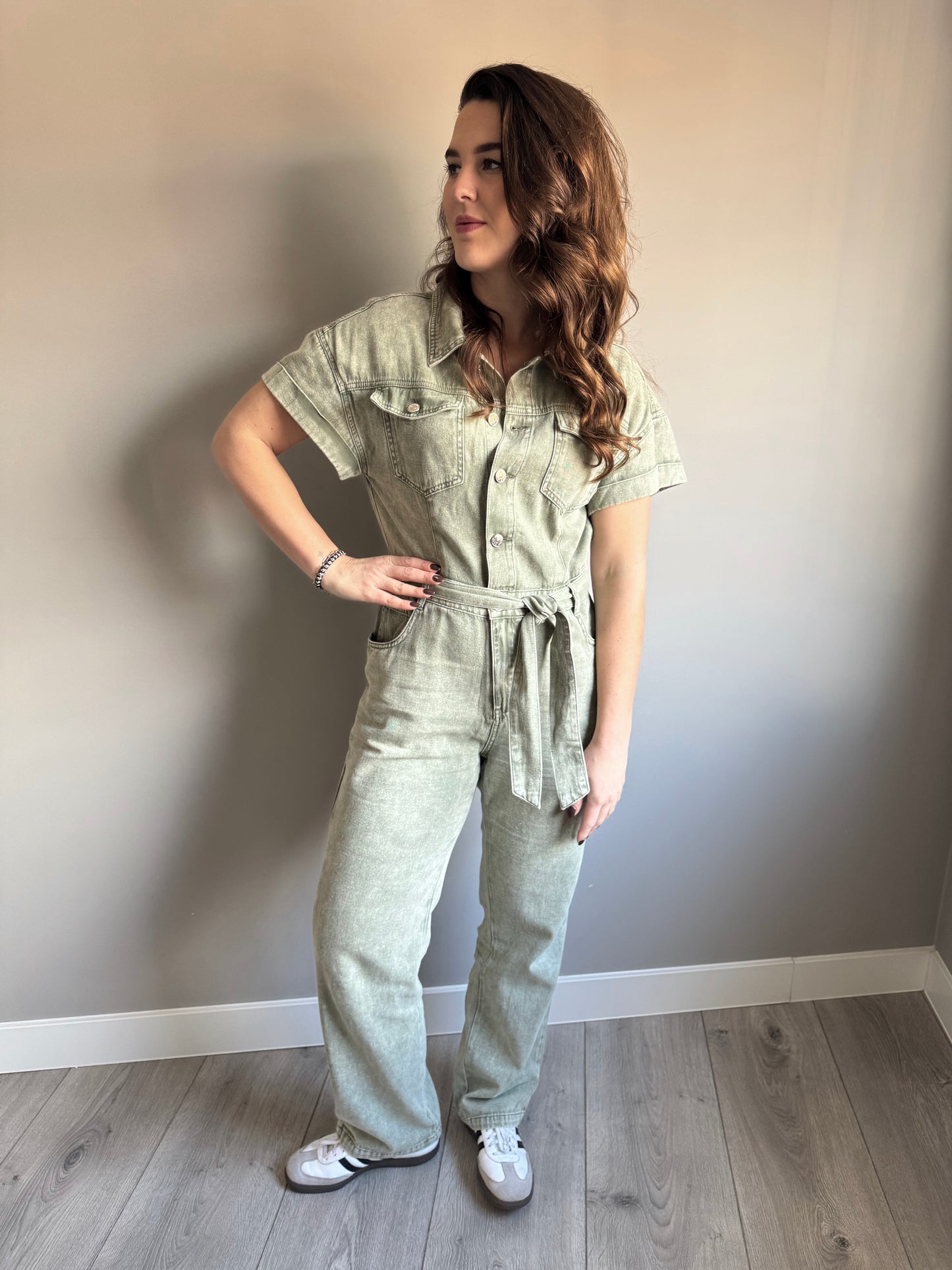 Céline jumpsuit groen