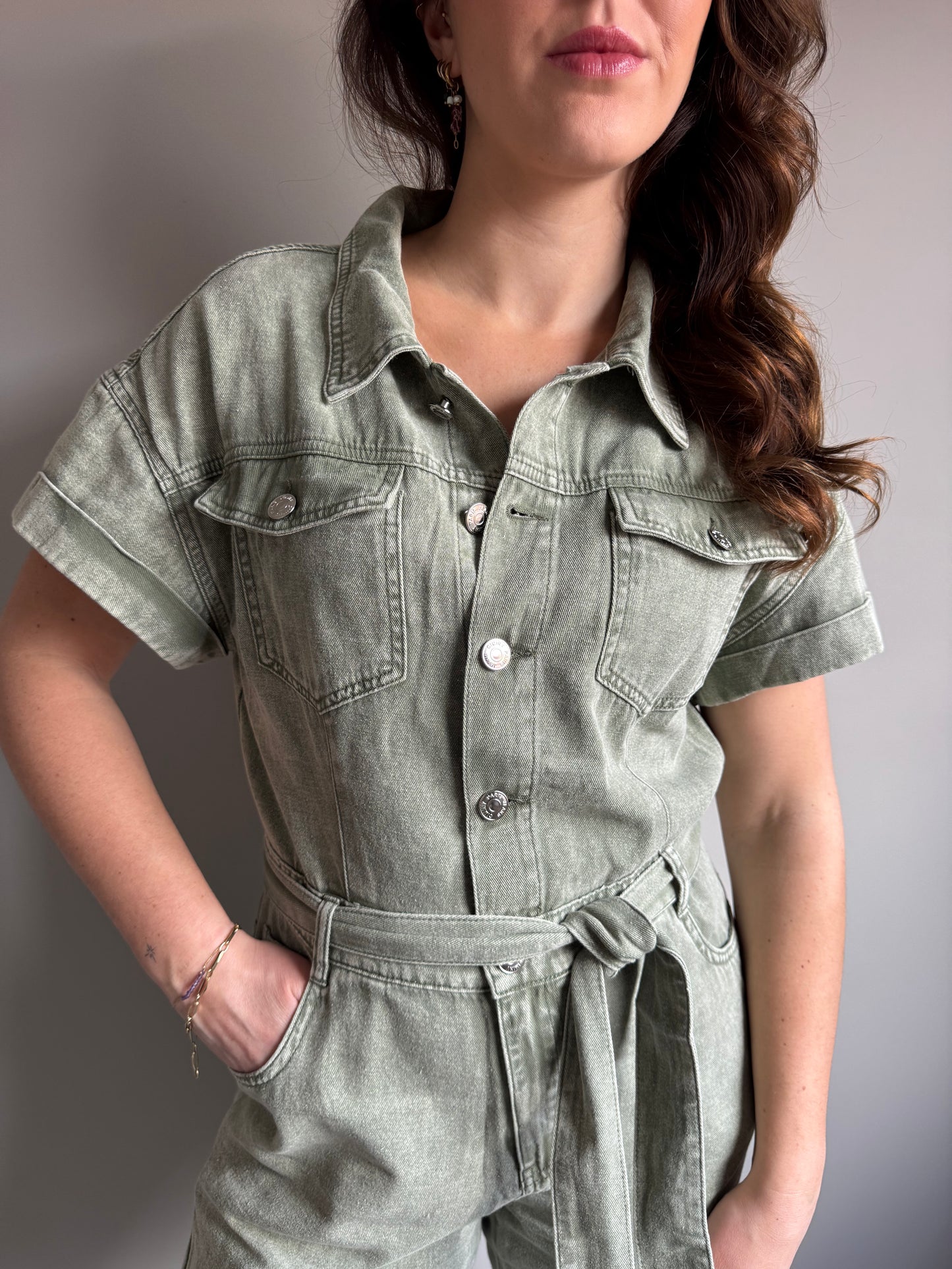Céline jumpsuit groen