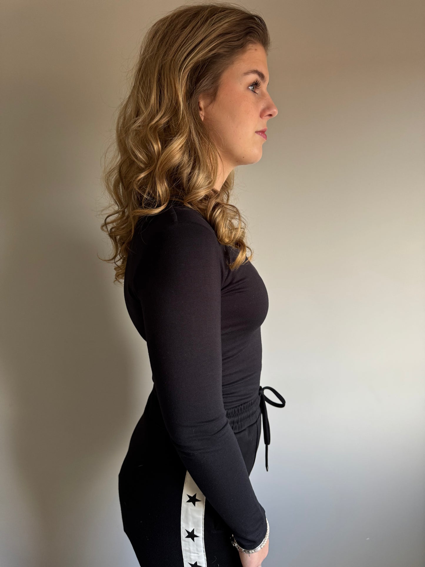 Roos basic top zwart