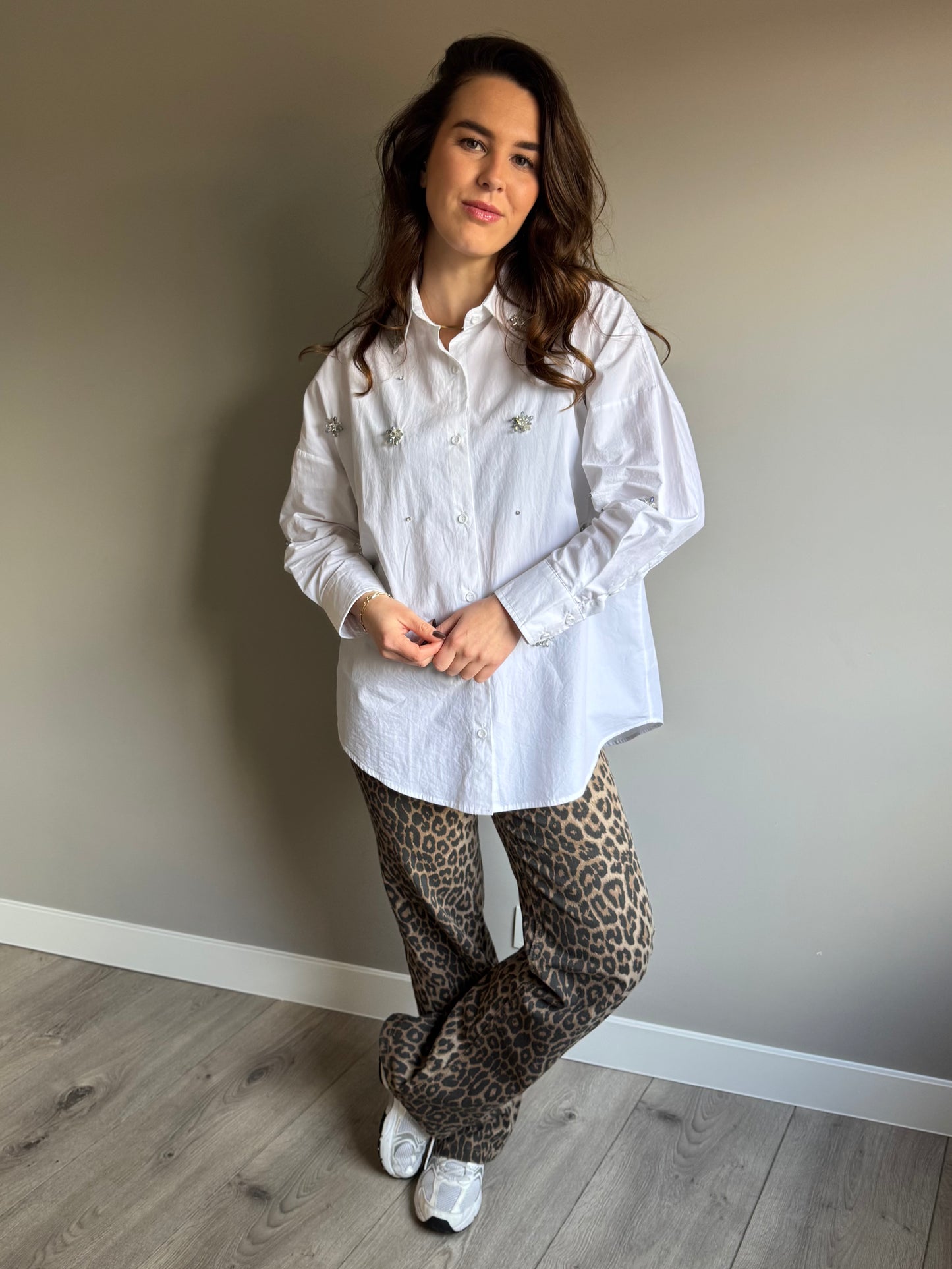 Rachel oversized blouse wit