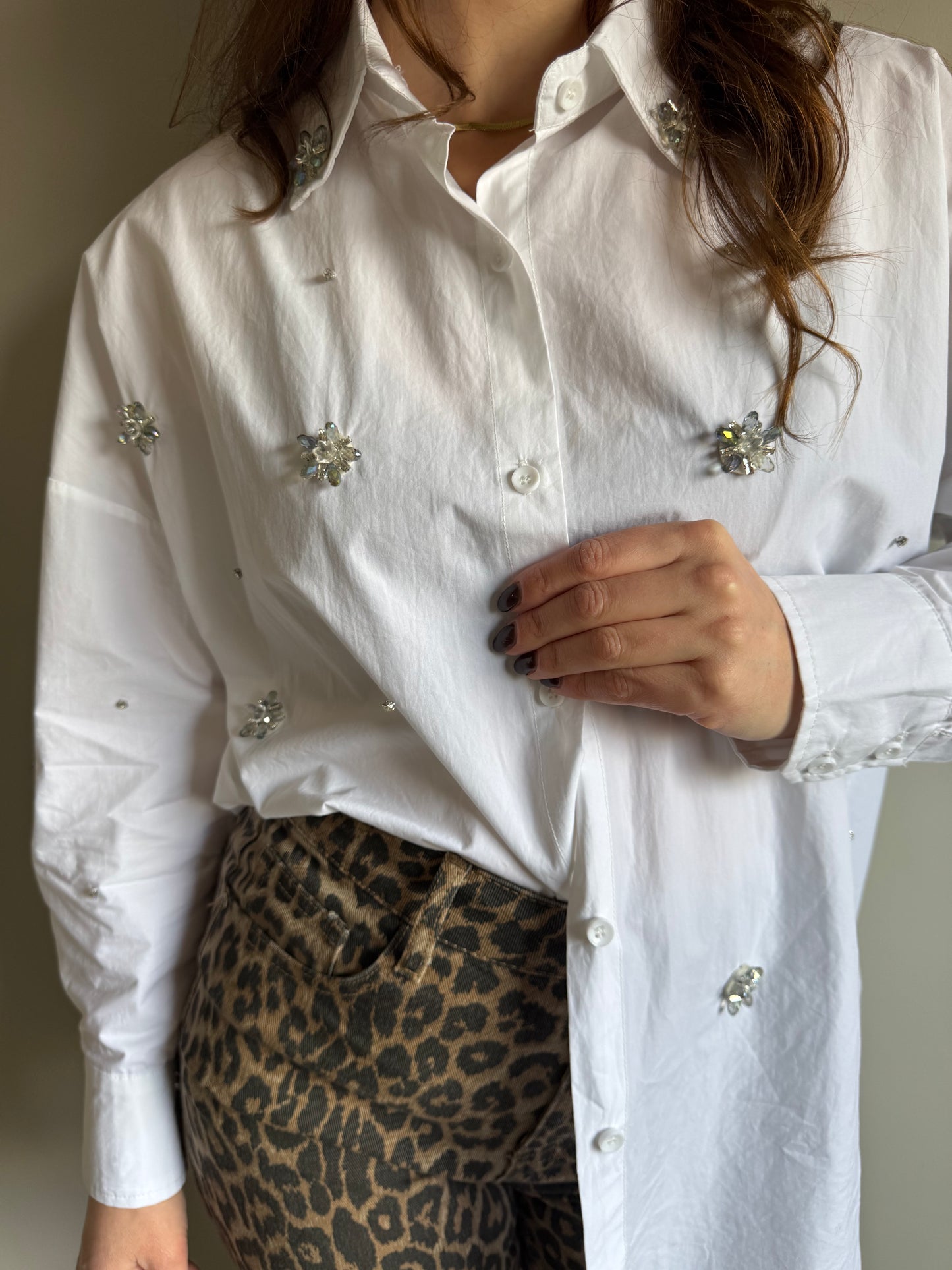 Rachel oversized blouse wit