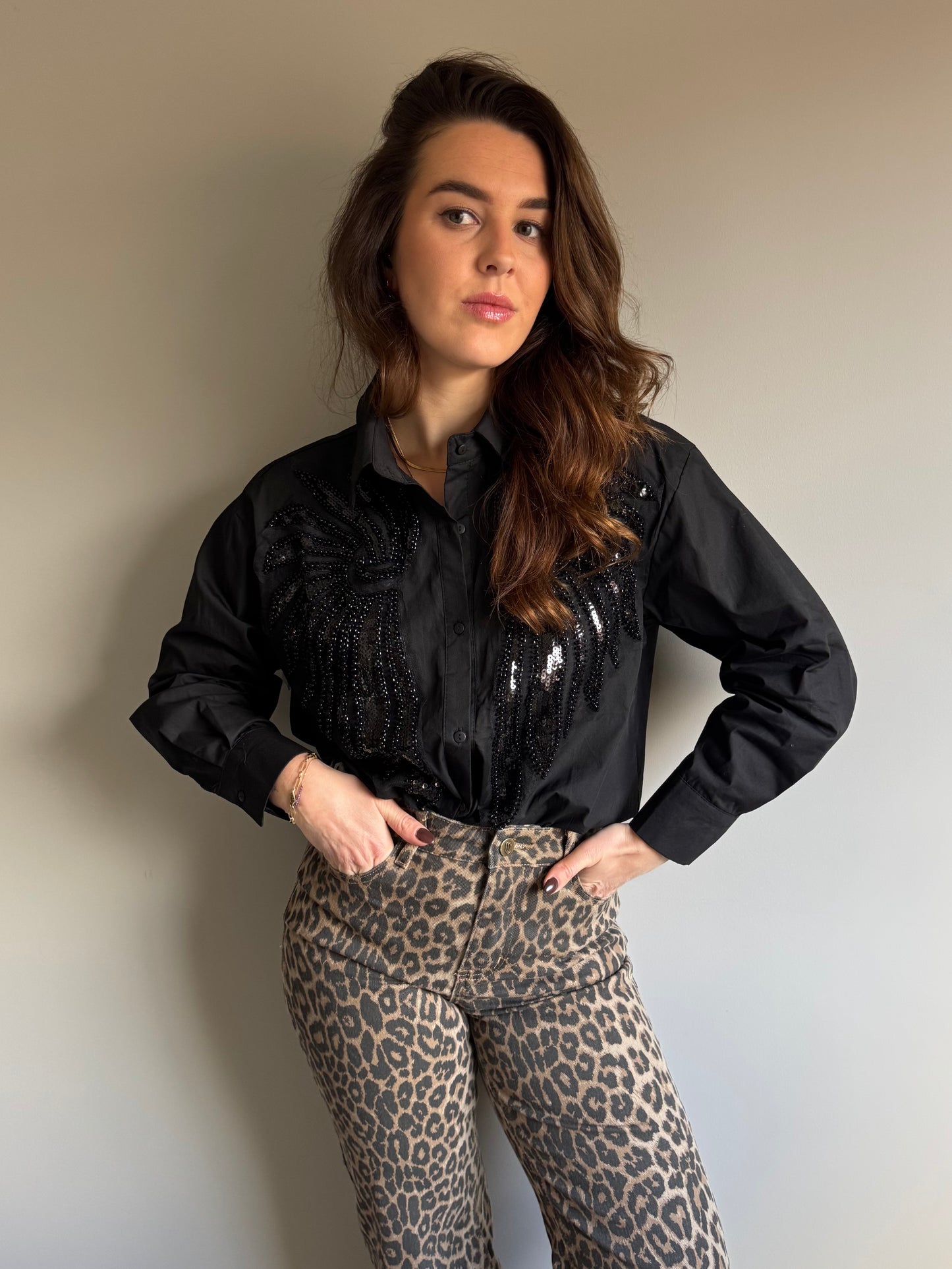 Larissa blouse zwart