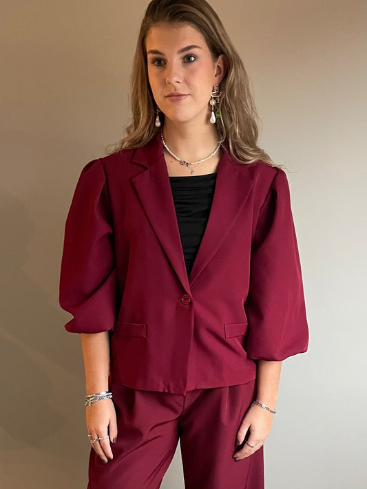 Cleo blazer bordeaux